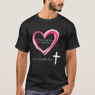 Camiseta Amar Como a Cruz de Jesus Cristão João 316 Versícu