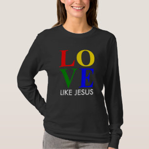 Camiseta Amar Como Jesus Adoração E Vida Cristã Inspi