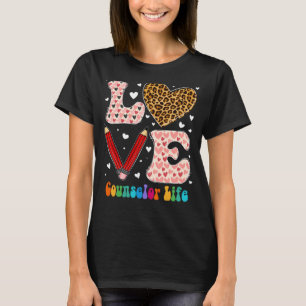 Camiseta Amar Conselheiro do Coração Vida Xadrez Leopardo V