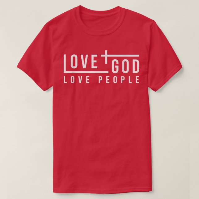 Camiseta Amar Deus Pessoas (Frente do Design)