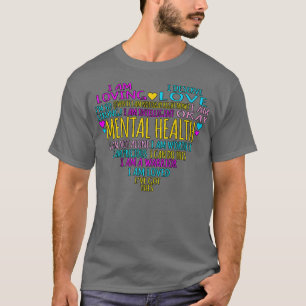 Camiseta Amar Fatos do Coração Sensibilizar Saúde Mental De