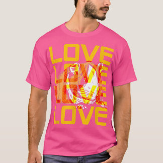 Camiseta Amar Guiné Proprietário de Porco Animais de Compan