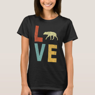 Camiseta Amar Hiena Citação de Hiena Retro