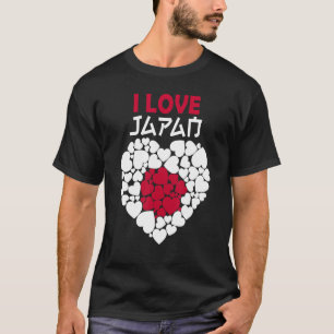 Camiseta Amar Japão Bandeira japonesa orgulhosa Japão Cujo 