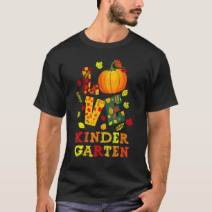 Camiseta Amar Jardim de Infância Feliz Queda Vocês Todos Pr