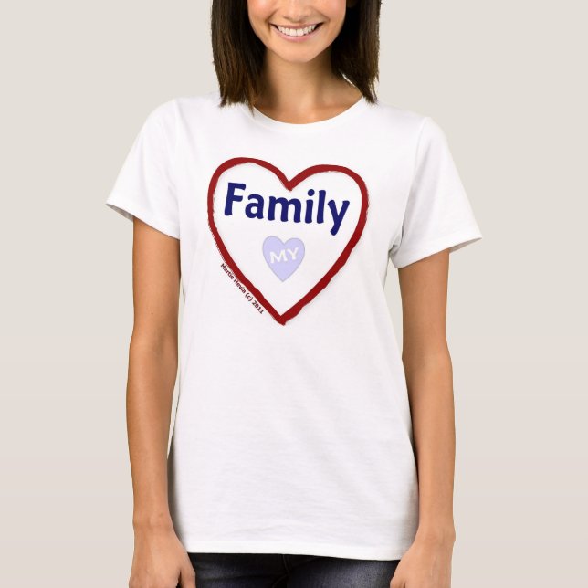 Camiseta Amar Minha Família (Frente)