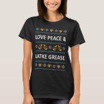 Camiseta Amar o Trono da Paz Grease Hanukkah Chanukah judeu<br><div class="desc">Amar o Trono da Paz Grease Hanukkah Chanukah judeu</div>