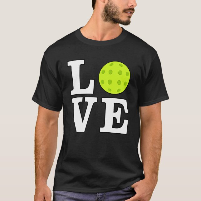 Camiseta Amar Picklebal - Texto Branco (Frente)