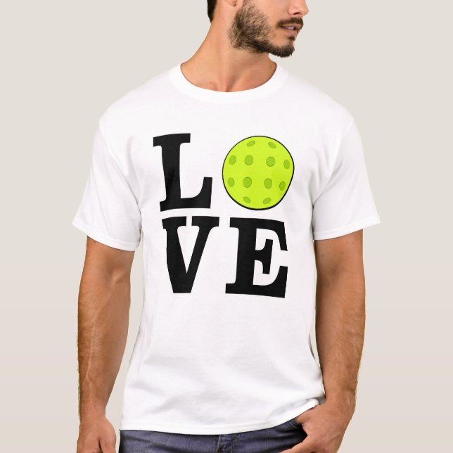 Camiseta Amar Picklebal - Texto Preto (Frente)