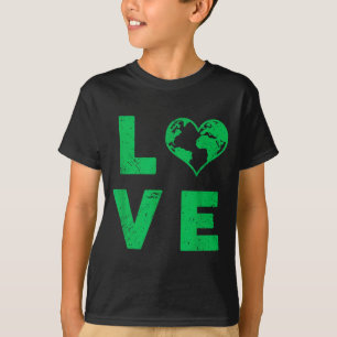 Camiseta Amar planeta terra angustiado ambiental