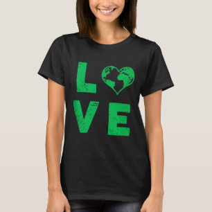 Camiseta Amar planeta terra tanque ambiental aflito para
