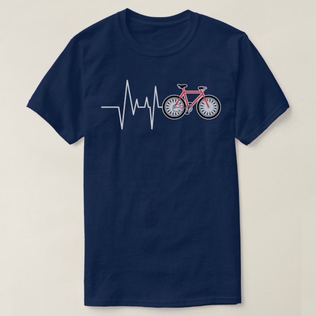 Camiseta Amar Presentes Engraçados De Ciclismo De Bicicleta (Frente do Design)