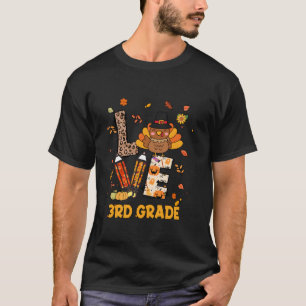 Camiseta Amar Professora Do 3º Grau Outono Cai Na Turquia P