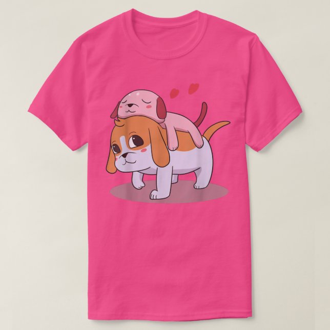 Camiseta Amar roupas de animais bonitas (Frente do Design)