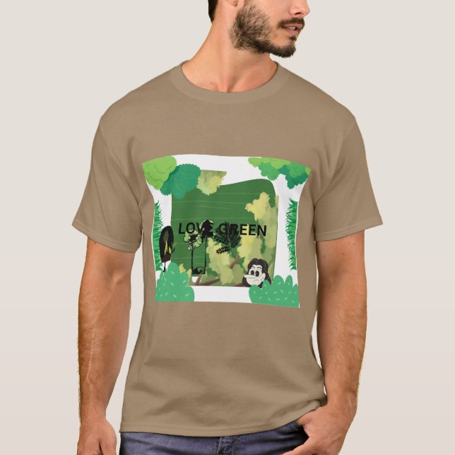 CAMISETA AMAR VERDE (Frente)