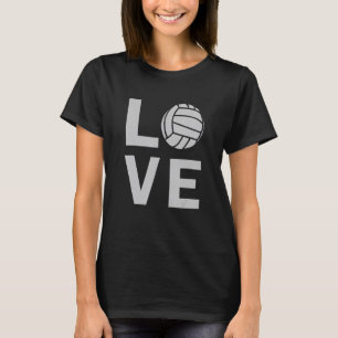 Camiseta Amar Voleibol Para Mulheres Adolescentes Para Joga