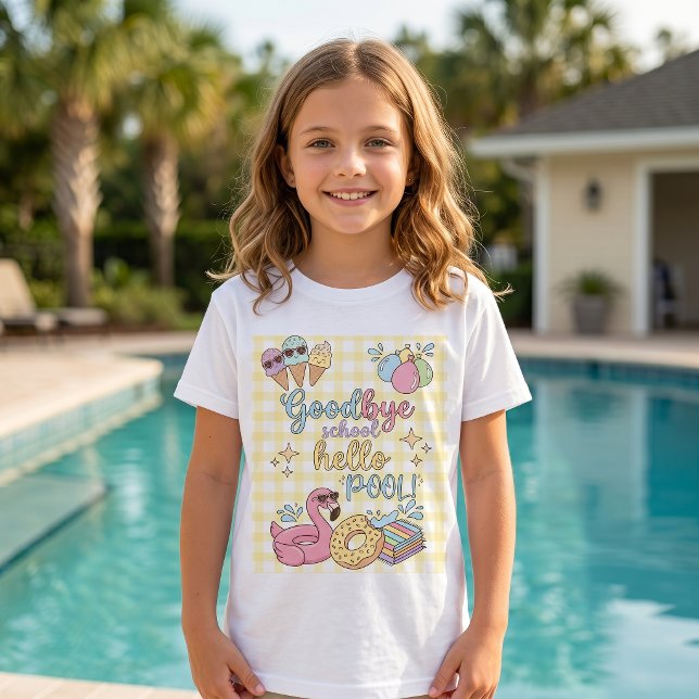 Camiseta Amarela Hello Pool Party Caro (Criador carregado)