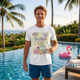 Camiseta Amarela Hello Pool Party Caro
