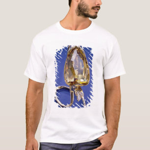 Camiseta Amarele o diamante "incomparável" em um ajuste do