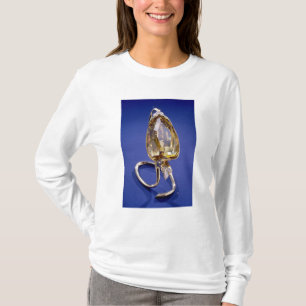 Camiseta Amarele o diamante "incomparável" em um ajuste do