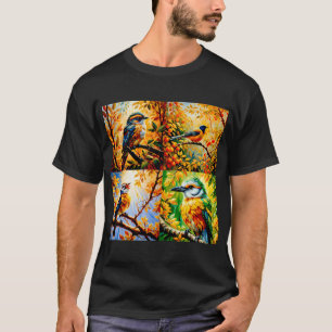 Camiseta amarelinho amazônico (Inezia caudata) em quantidad