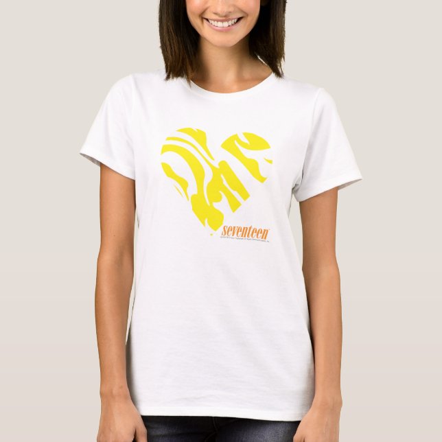 Camiseta Amarelo 4 da zebra (Frente)