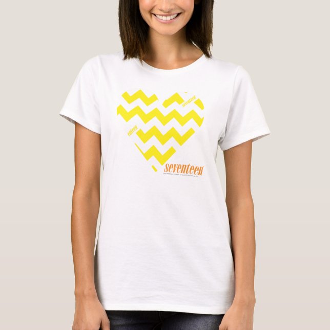 Camiseta Amarelo 4 do ziguezague (Frente)