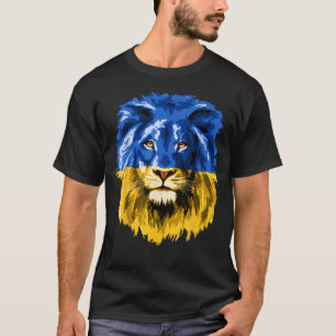Camiseta Amarelo Amp Bandeira Azul Leão Face Nacional