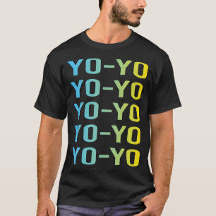 Camiseta Amarelo Azul Yo Yo Yo-Yo Yo Yo Yo Yo Yo