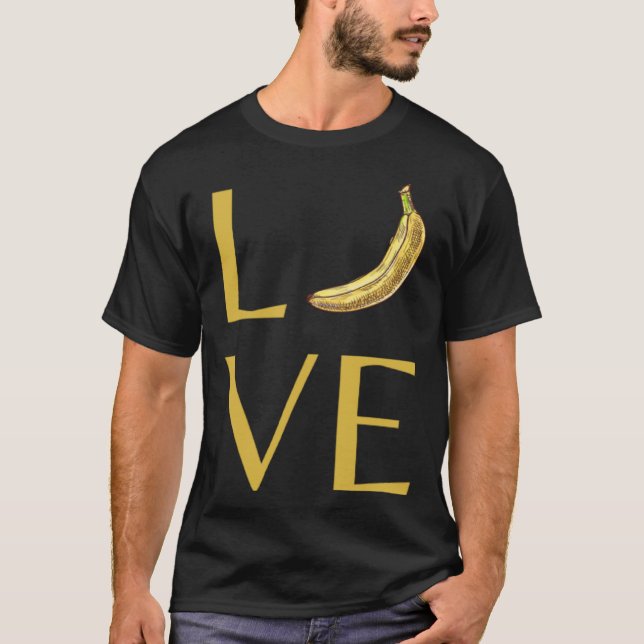 Camiseta Amarelo Banana Love (Frente)