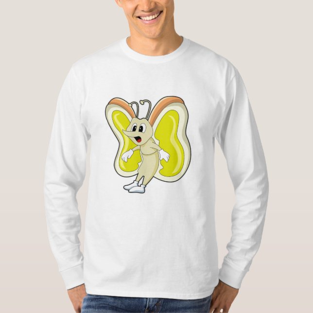 Camiseta Amarelo-borboleta (Frente)