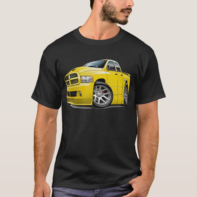 Camiseta Amarelo de Dualcab da ram de Dodge SRT10 (Frente)