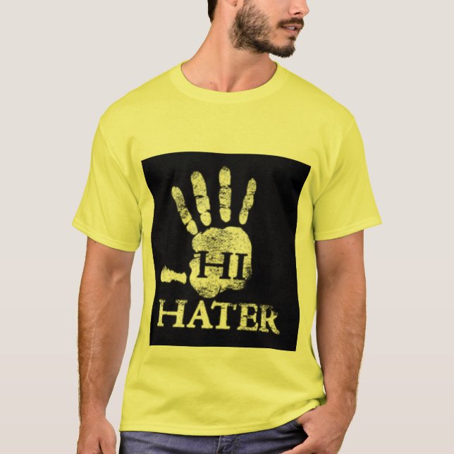 Camiseta amarelo do aborrecedor (Frente)