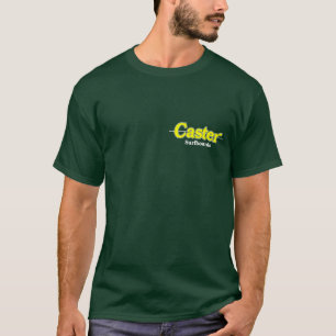 Camiseta Amarelo do t-shirt do rodízio no verde