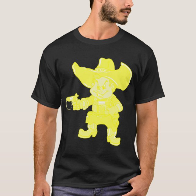 Camiseta Amarelo do vaqueiro (Frente)