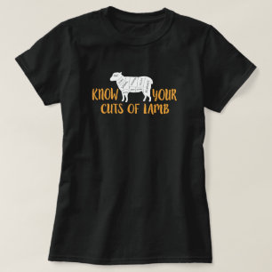 Camiseta Amarelo e branco conhecem seus cortes de cordeiro