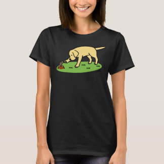Camiseta Amarelo Labrador E Amigo De Mole