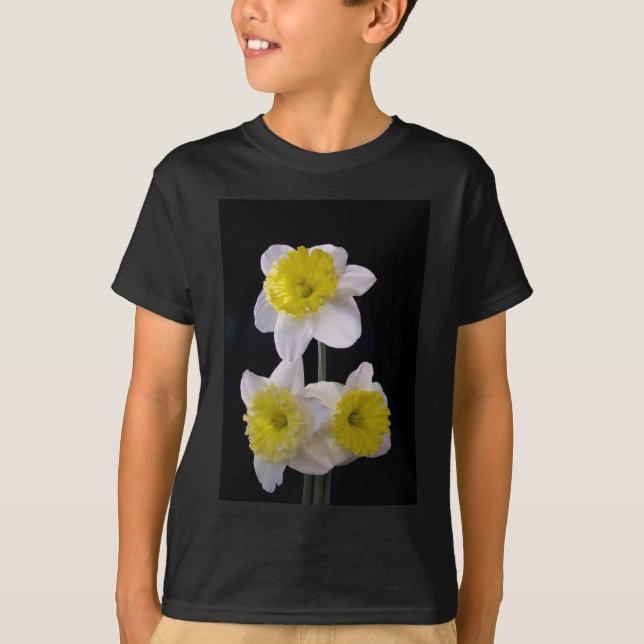 Camiseta Amarelo no Daffodil Branco (Frente)