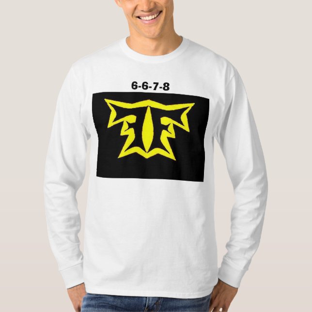 Camiseta amarelo no preto (Frente)