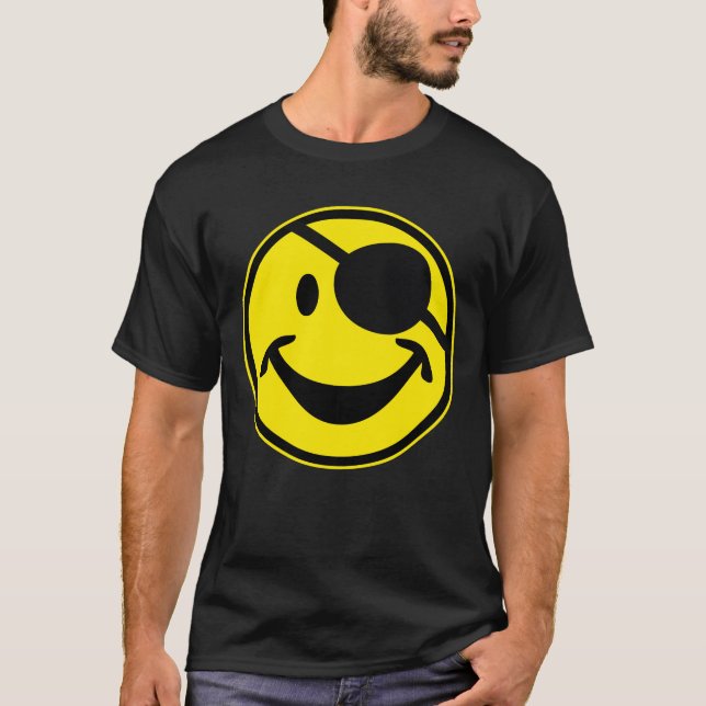 Camiseta Amarelo-pirata + seu traseiro. & ideias (Frente)