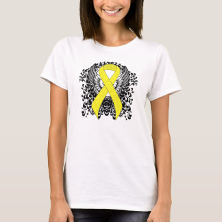 Camiseta Amarelo Sensibilização Fita Anjos