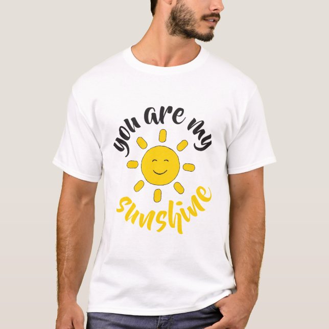 Camiseta Amarelo Sol Desenho Alô Imagem Sol (Frente)