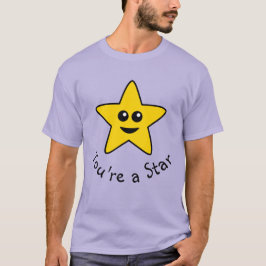 Camiseta Amarelo Você é uma Camisa-estrela