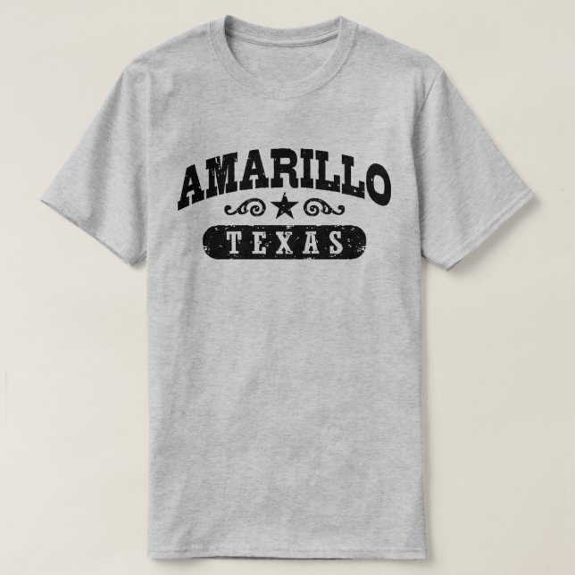 Camiseta Amarillo Texas (Frente do Design)