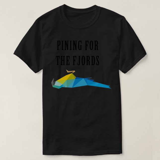 Camiseta Amarrando pelos fiordes (Frente do Design)