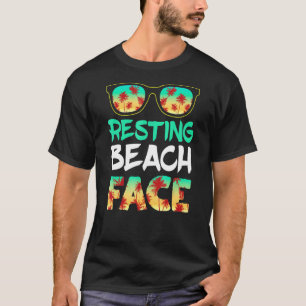 Camiseta Amarrando Praia Face Oceano Óculos Solares Palmeir