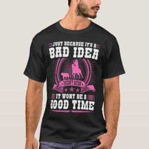 Camiseta Amarrando um Bezerro Má Ideia Boas Roping Breakawa