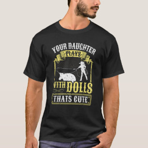 Camiseta Amarrar Separado Pai Rodeio Filha Amarrar Bezerro