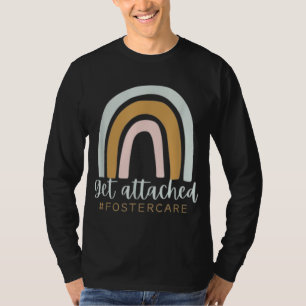 Camiseta Amarre o Foster Care Pegou o Dia Mãe Biológico