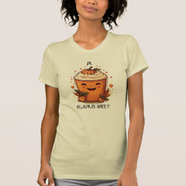 Camiseta Amarre seu guarda-roupa com a picada de abóbora